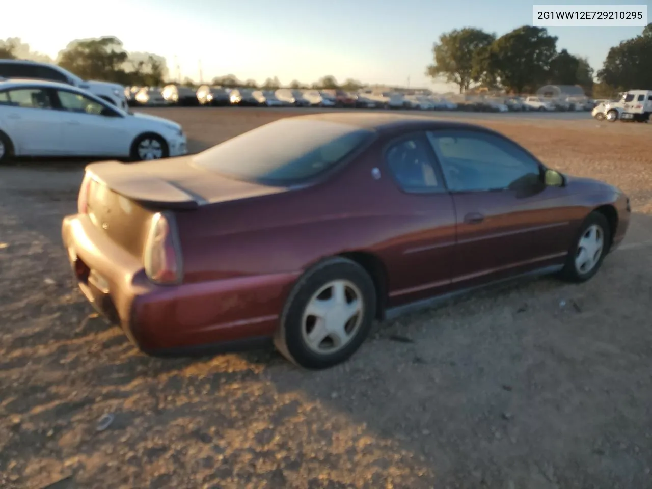 2002 Chevrolet Monte Carlo Ls VIN: 2G1WW12E729210295 Lot: 75434804