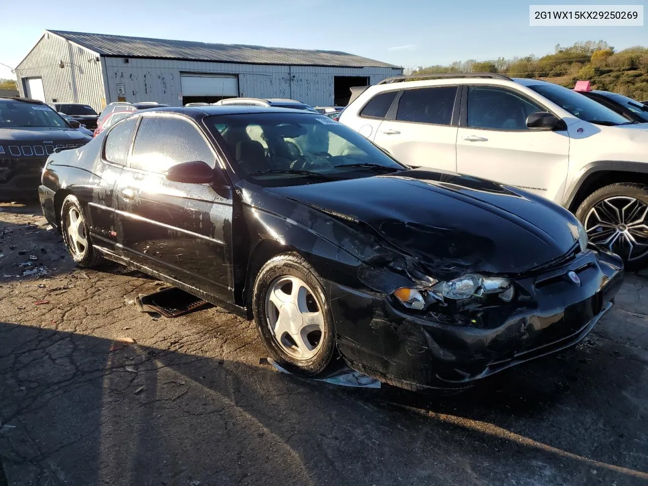 2002 Chevrolet Monte Carlo Ss VIN: 2G1WX15KX29250269 Lot: 76098164