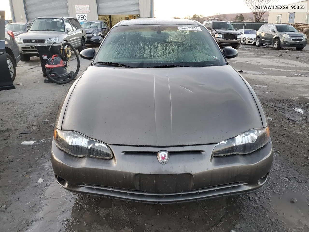 2002 Chevrolet Monte Carlo Ls VIN: 2G1WW12EX29195355 Lot: 80320434