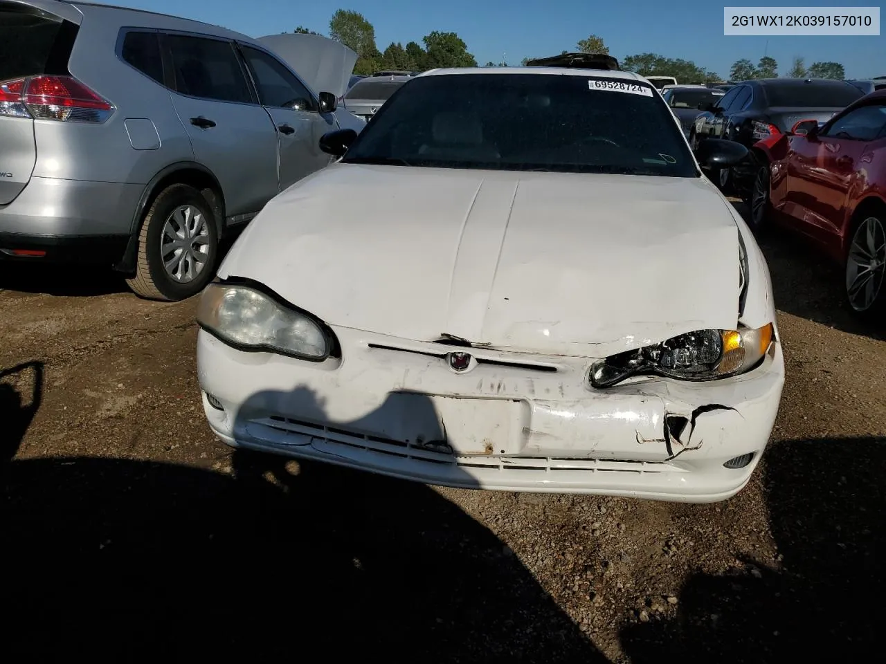 2003 Chevrolet Monte Carlo Ss VIN: 2G1WX12K039157010 Lot: 69528724