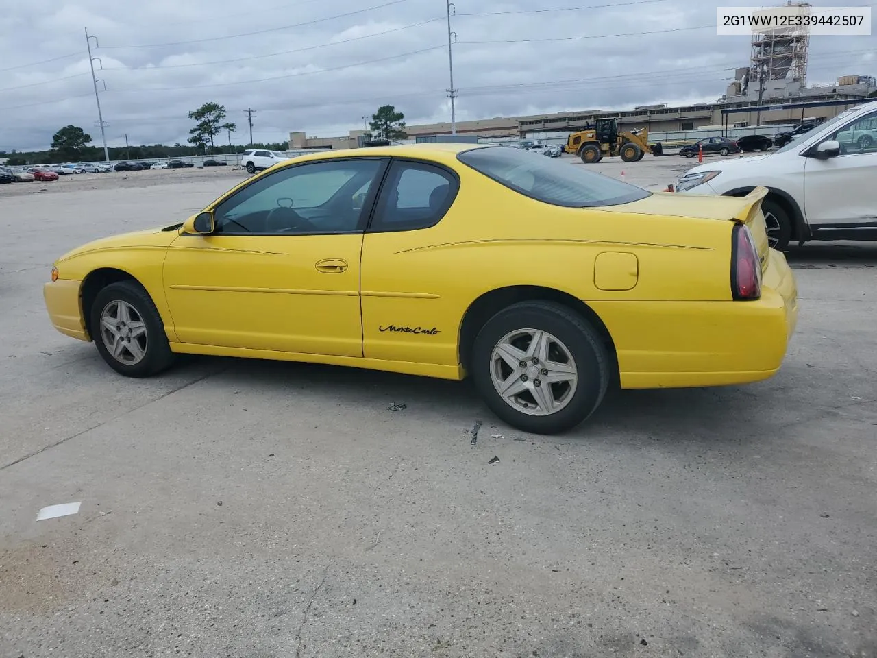 2003 Chevrolet Monte Carlo Ls VIN: 2G1WW12E339442507 Lot: 70767824