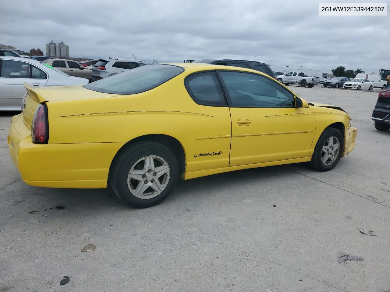 2003 Chevrolet Monte Carlo Ls VIN: 2G1WW12E339442507 Lot: 70767824