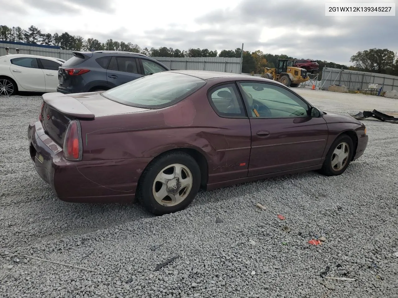 2G1WX12K139345227 2003 Chevrolet Monte Carlo Ss