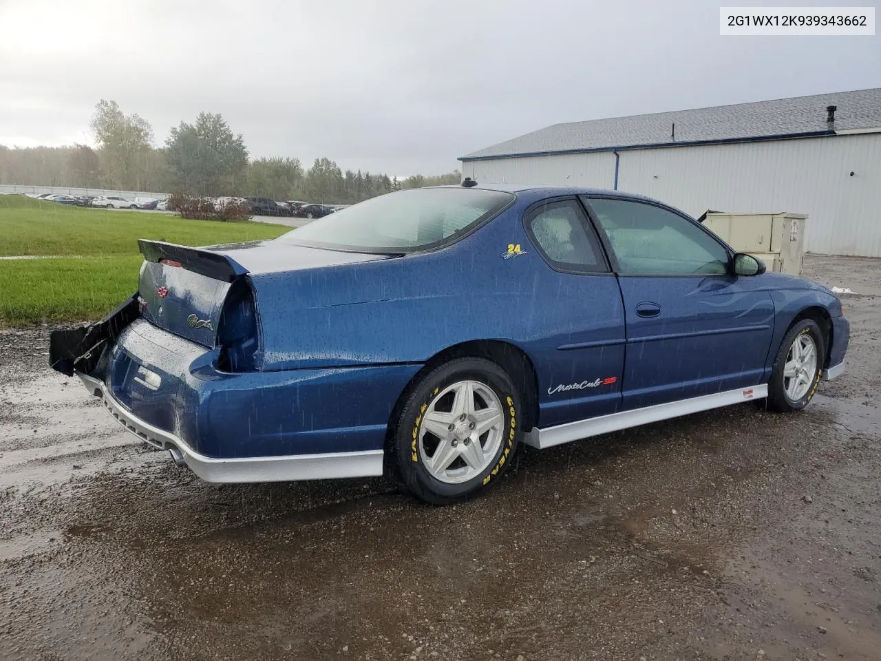 2003 Chevrolet Monte Carlo Ss VIN: 2G1WX12K939343662 Lot: 76054524