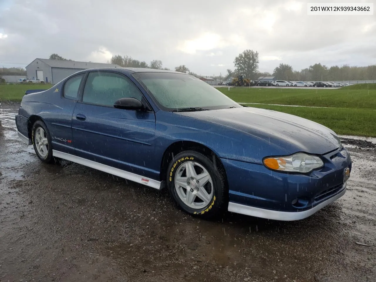 2003 Chevrolet Monte Carlo Ss VIN: 2G1WX12K939343662 Lot: 76054524