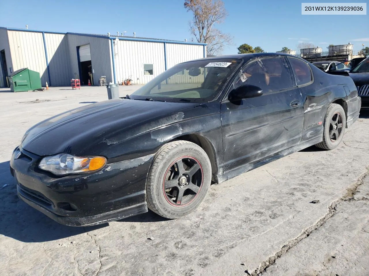 2003 Chevrolet Monte Carlo Ss VIN: 2G1WX12K139239036 Lot: 77154623