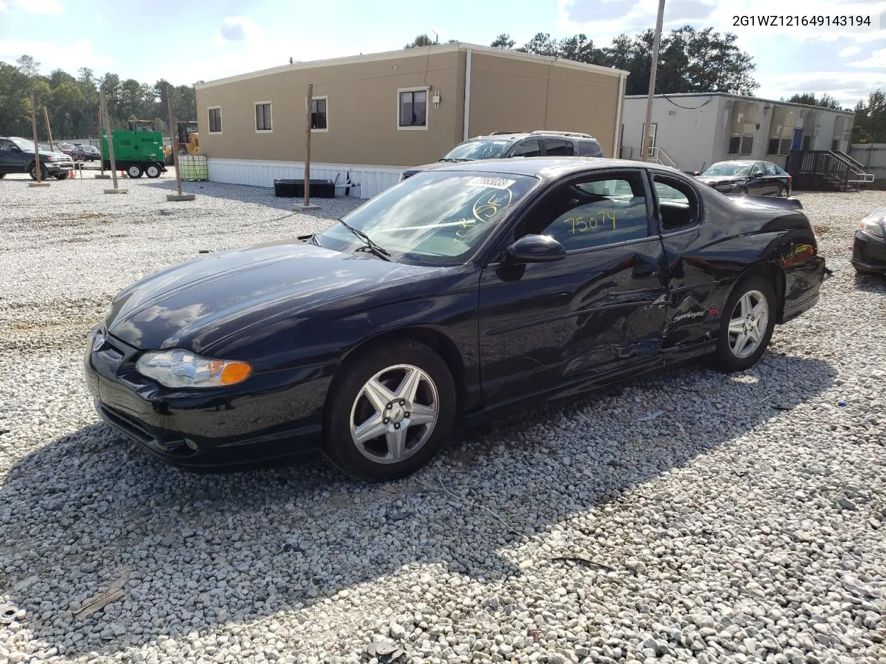 2004 Chevrolet Monte Carlo Ss Supercharged VIN: 2G1WZ121649143194 Lot: 62865033