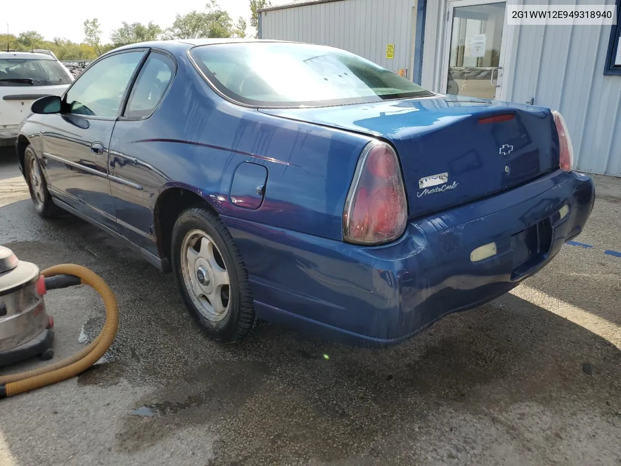 2004 Chevrolet Monte Carlo Ls VIN: 2G1WW12E949318940 Lot: 71954674