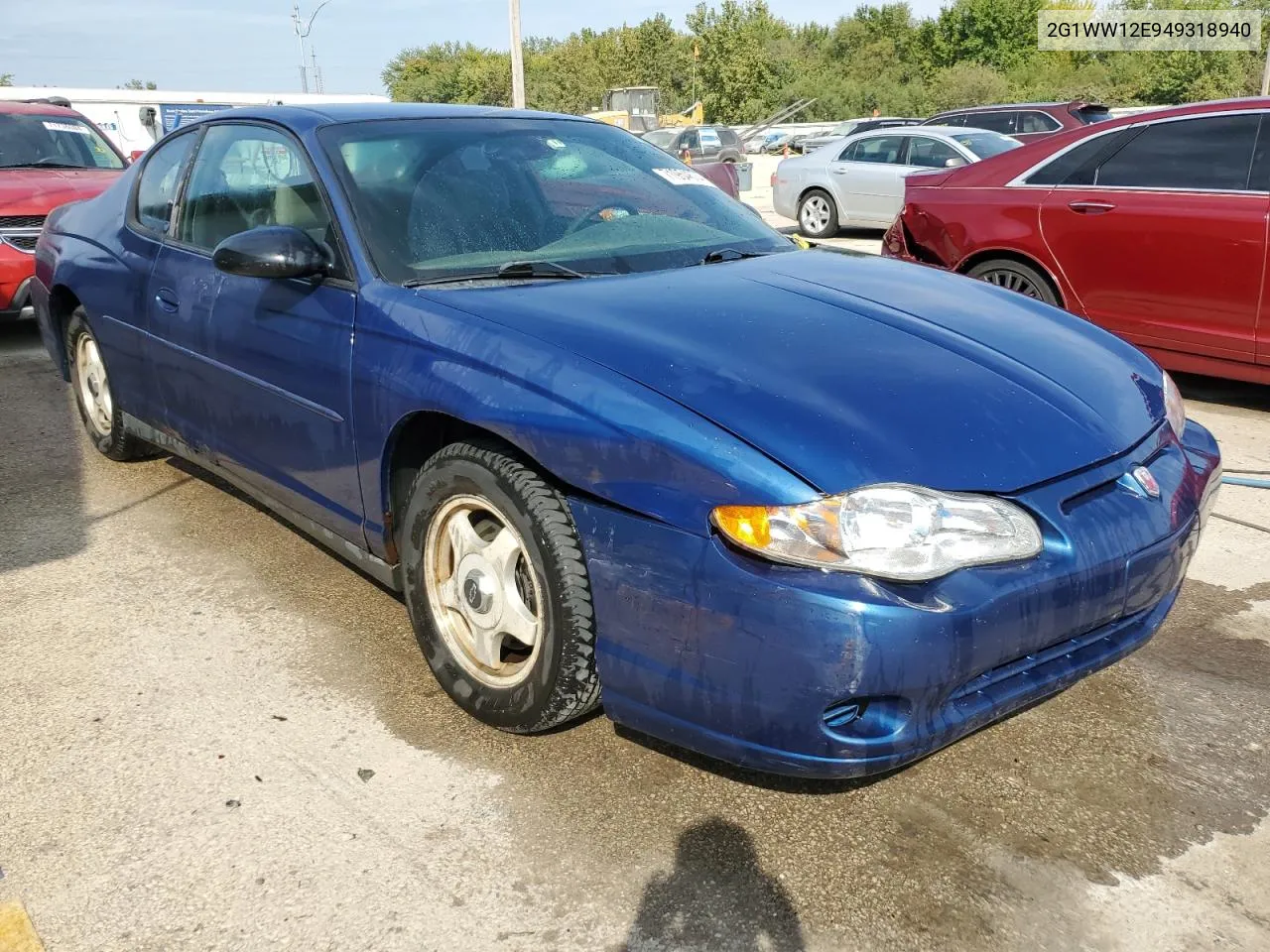 2004 Chevrolet Monte Carlo Ls VIN: 2G1WW12E949318940 Lot: 71954674