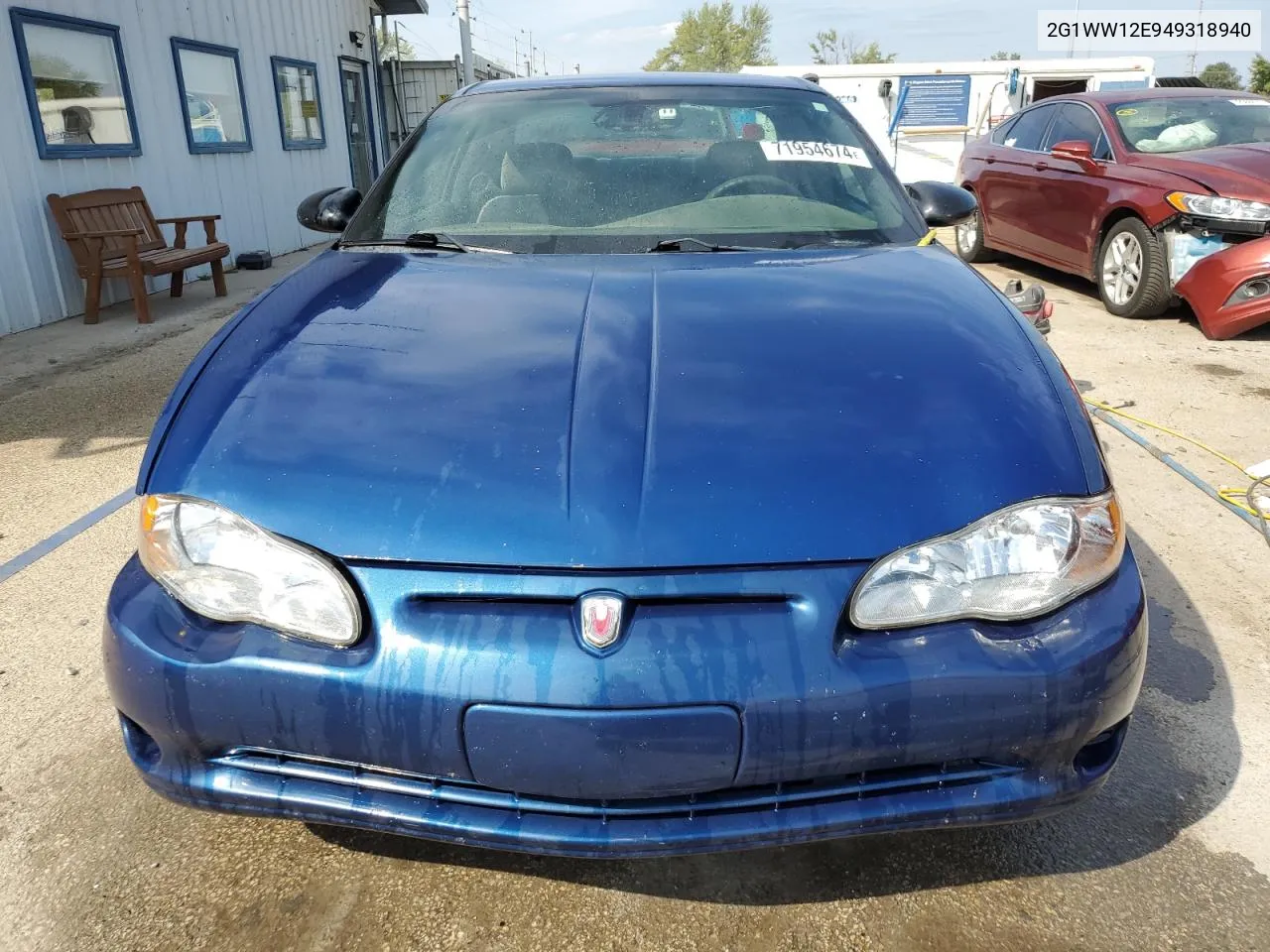 2004 Chevrolet Monte Carlo Ls VIN: 2G1WW12E949318940 Lot: 71954674