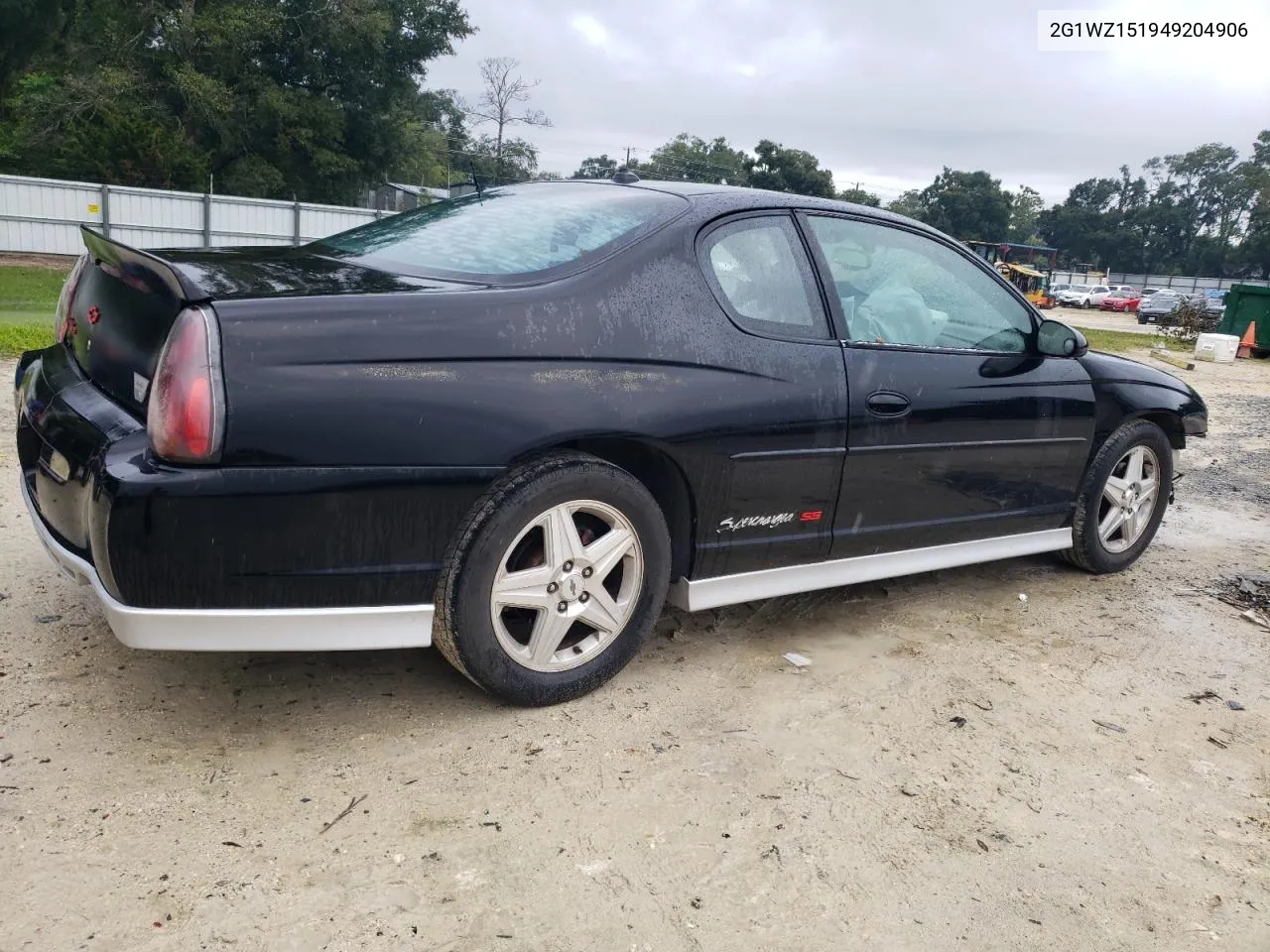 2004 Chevrolet Monte Carlo Ss Supercharged VIN: 2G1WZ151949204906 Lot: 73595054