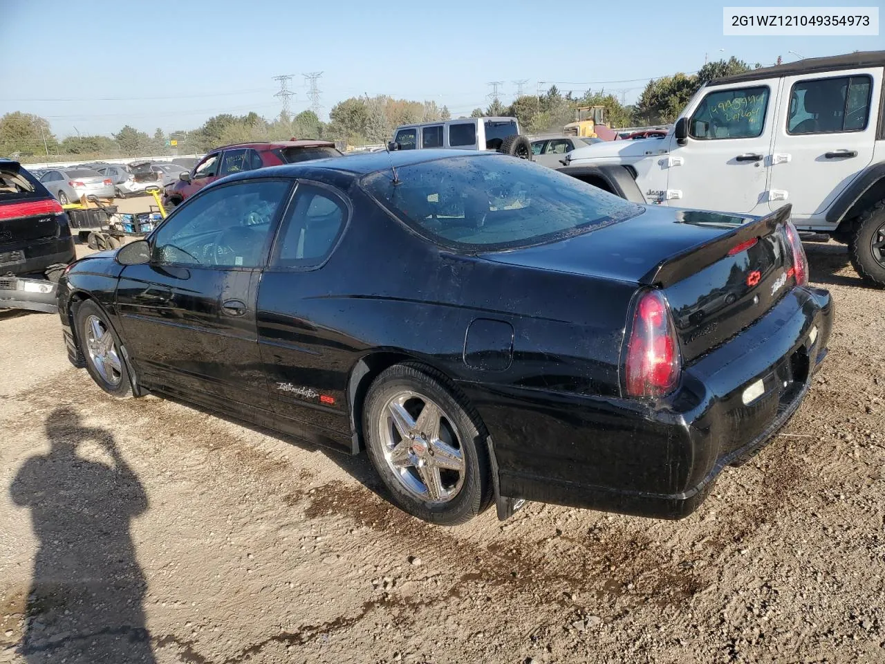 2004 Chevrolet Monte Carlo Ss Supercharged VIN: 2G1WZ121049354973 Lot: 74247224