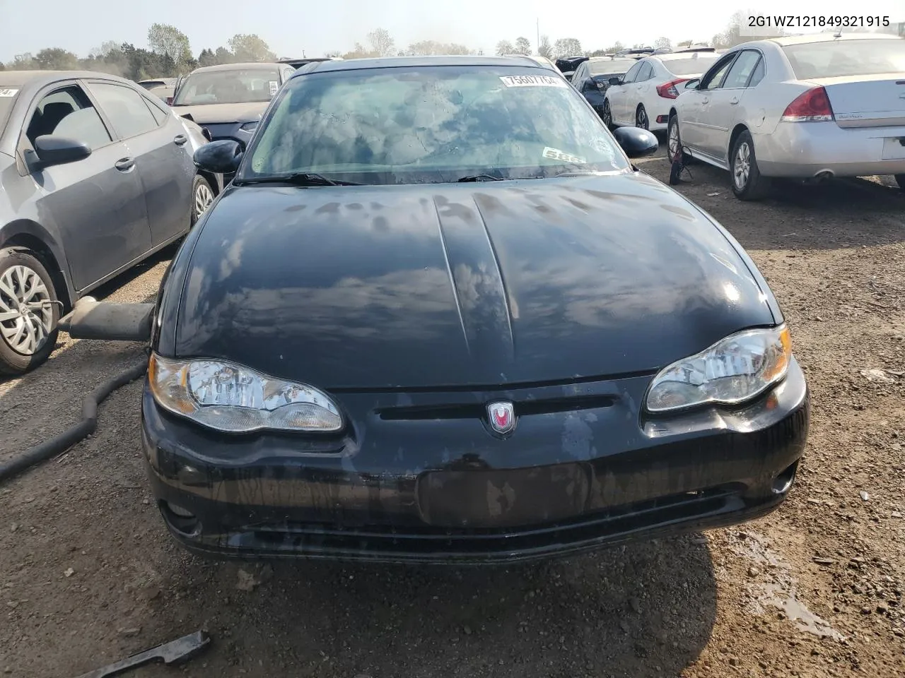 2004 Chevrolet Monte Carlo Ss Supercharged VIN: 2G1WZ121849321915 Lot: 75607764