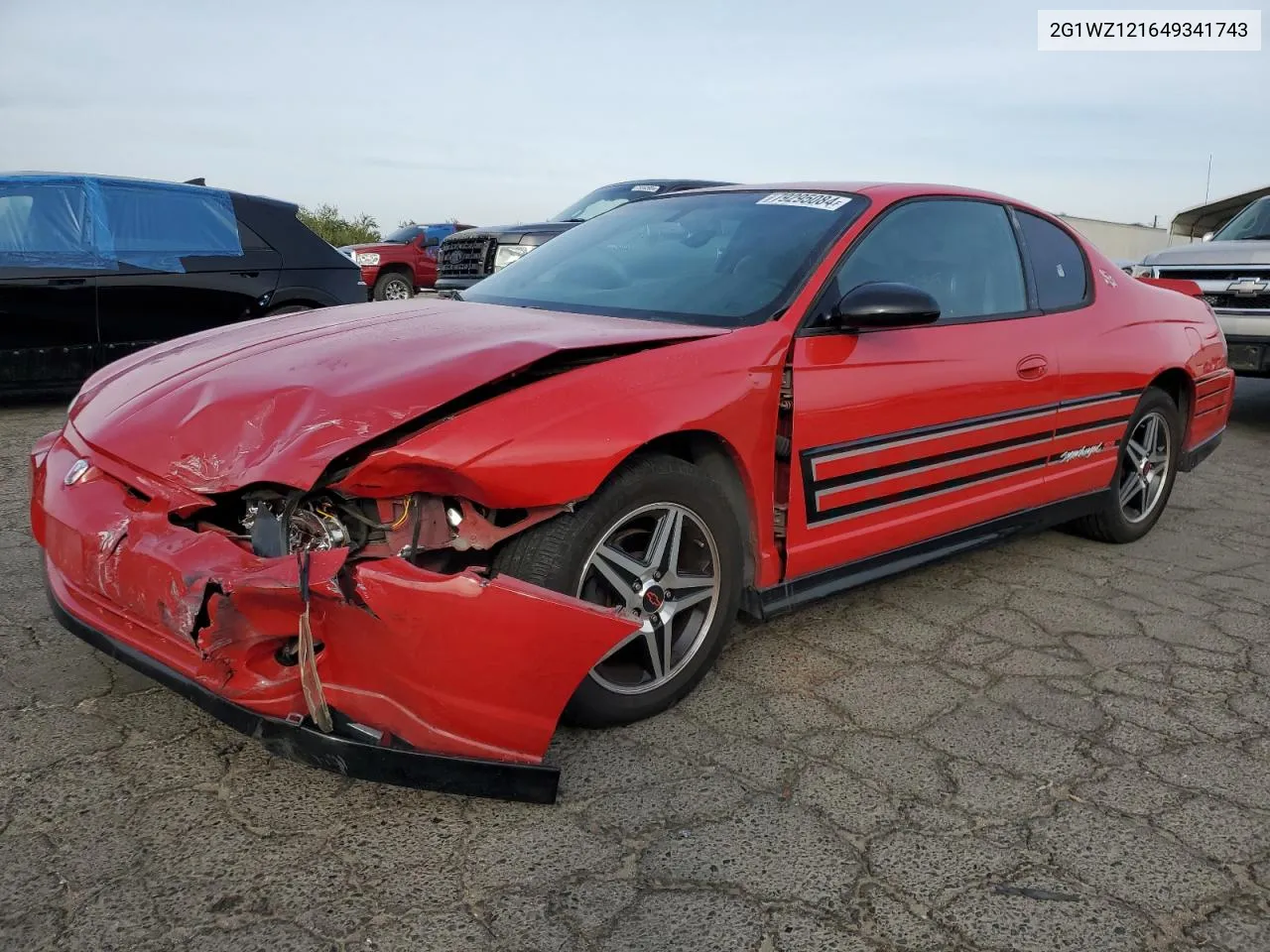 2004 Chevrolet Monte Carlo Ss Supercharged VIN: 2G1WZ121649341743 Lot: 79295084