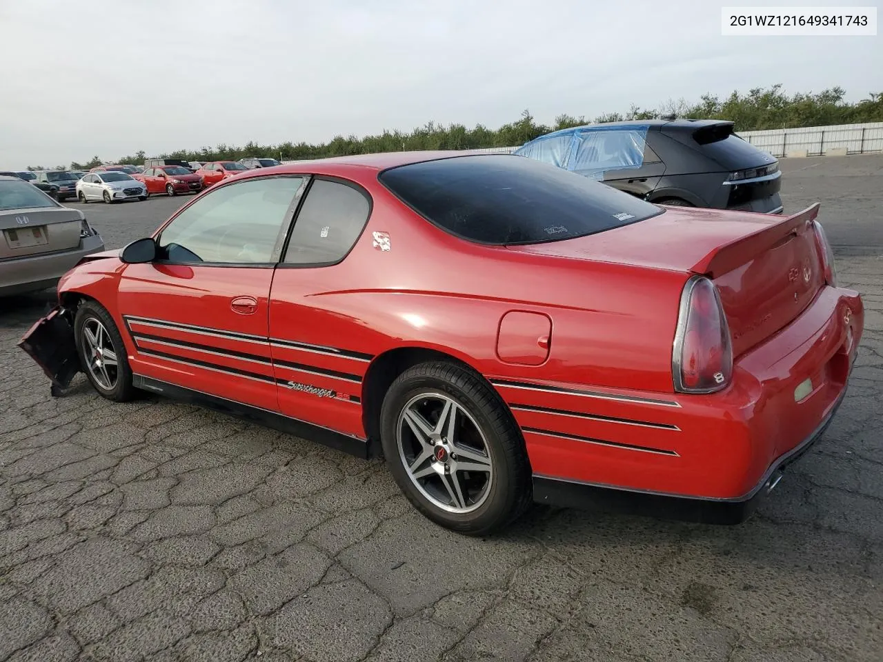 2004 Chevrolet Monte Carlo Ss Supercharged VIN: 2G1WZ121649341743 Lot: 79295084