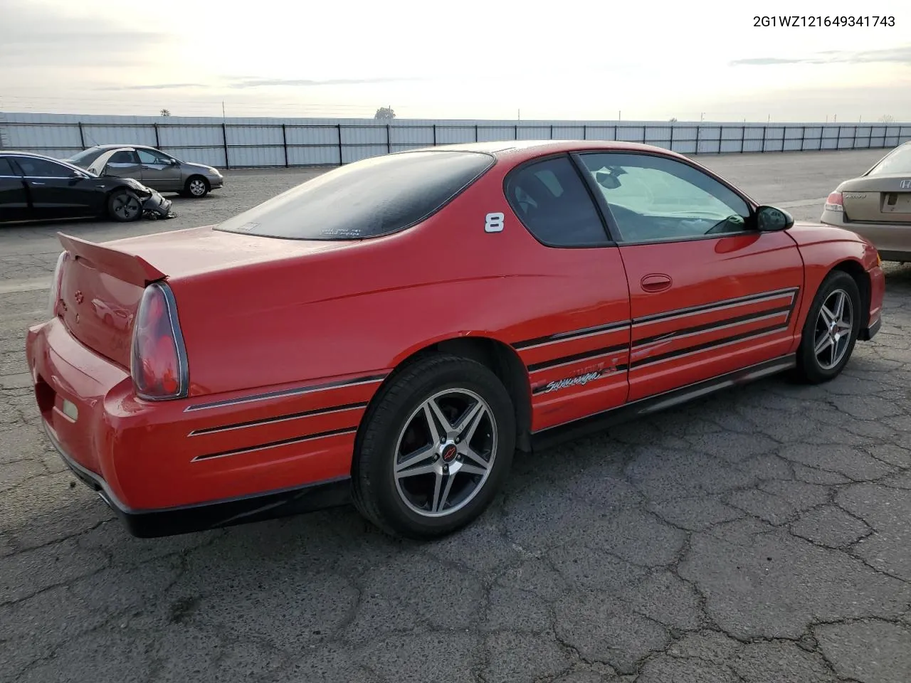 2004 Chevrolet Monte Carlo Ss Supercharged VIN: 2G1WZ121649341743 Lot: 79295084