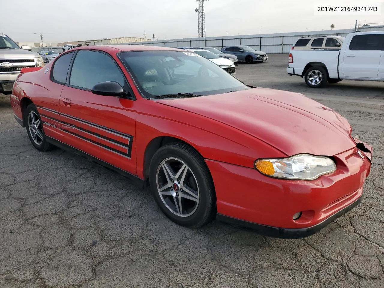 2004 Chevrolet Monte Carlo Ss Supercharged VIN: 2G1WZ121649341743 Lot: 79295084