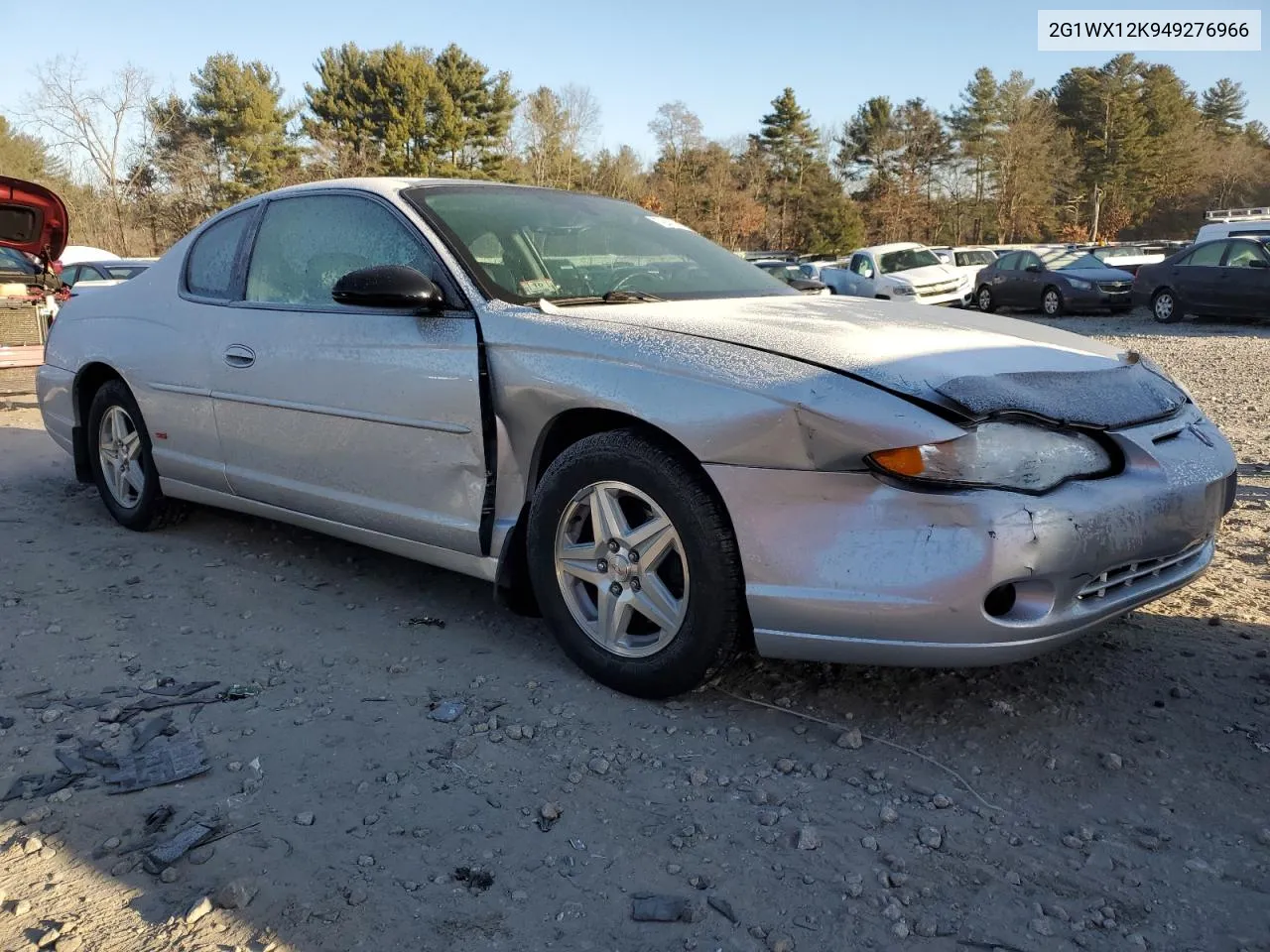 2004 Chevrolet Monte Carlo Ss VIN: 2G1WX12K949276966 Lot: 79441413