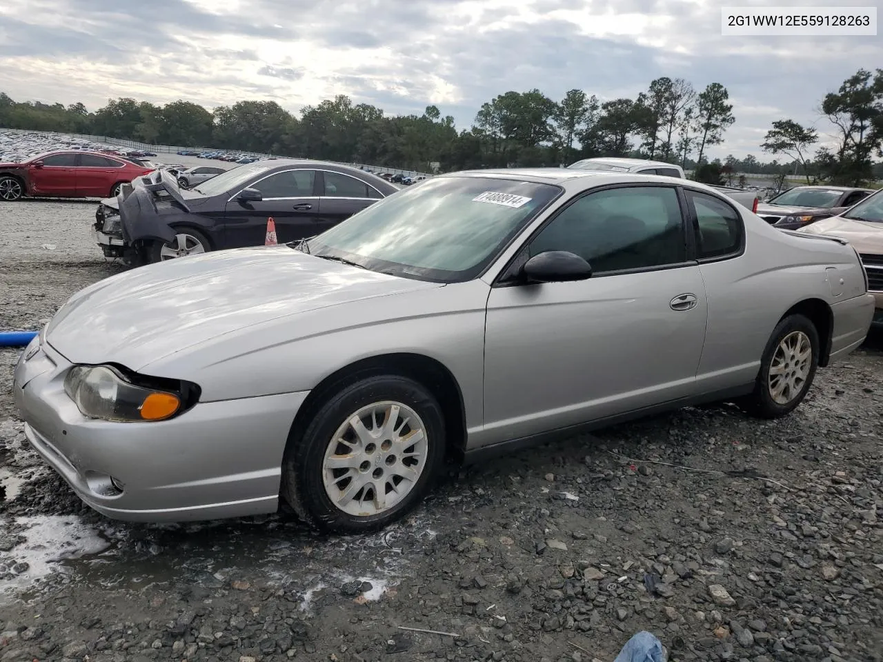 2005 Chevrolet Monte Carlo Ls VIN: 2G1WW12E559128263 Lot: 74888914