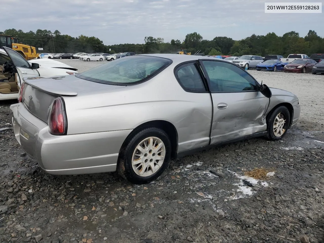 2005 Chevrolet Monte Carlo Ls VIN: 2G1WW12E559128263 Lot: 74888914