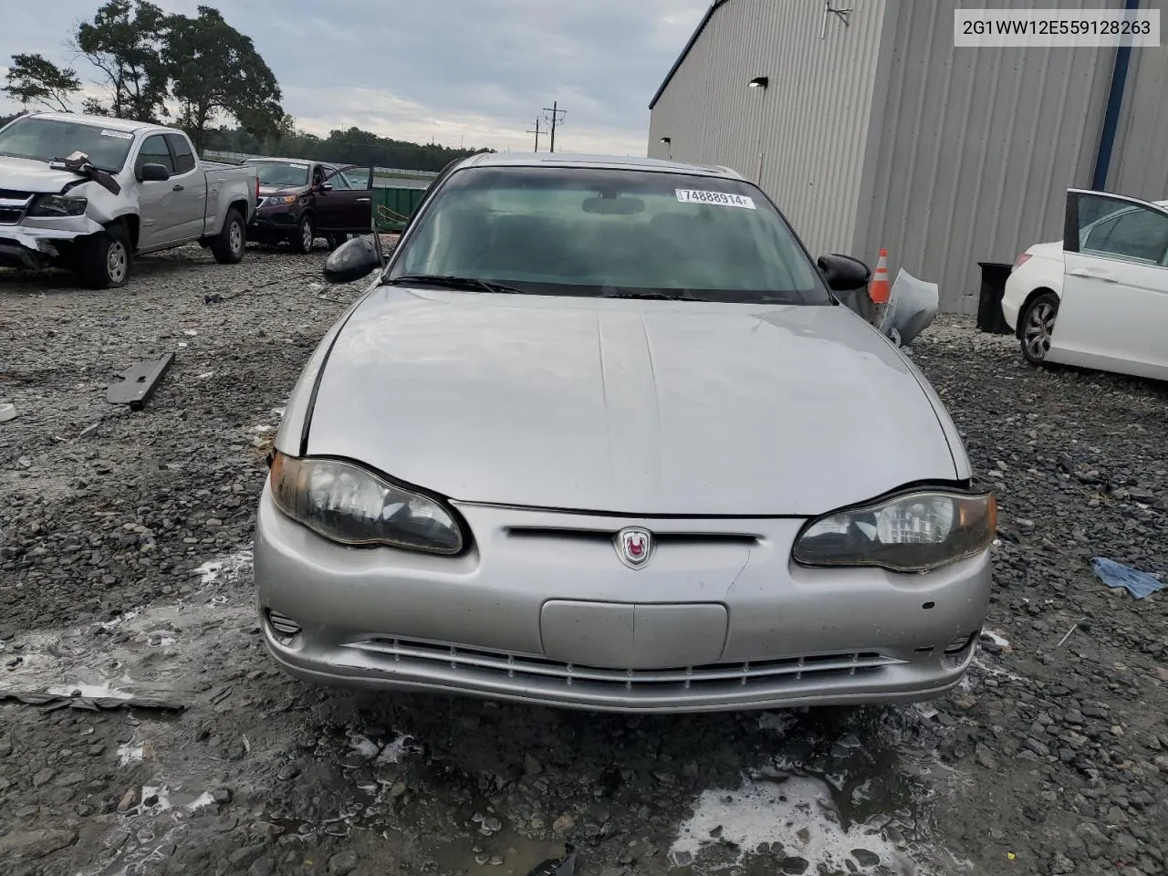 2005 Chevrolet Monte Carlo Ls VIN: 2G1WW12E559128263 Lot: 74888914