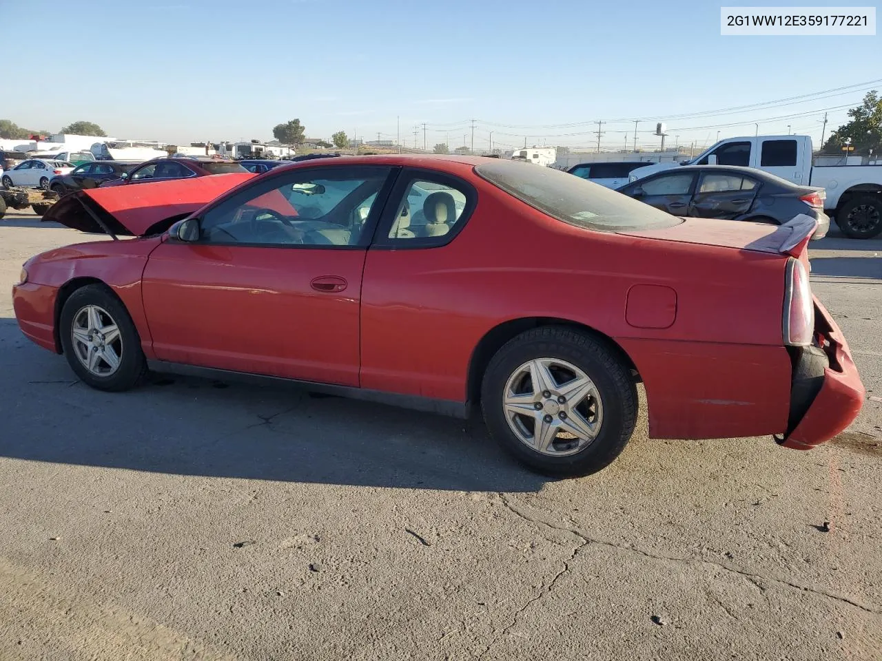 2005 Chevrolet Monte Carlo Ls VIN: 2G1WW12E359177221 Lot: 74957124