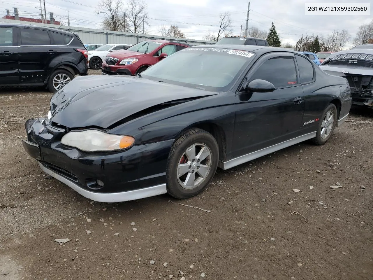 2005 Chevrolet Monte Carlo Ss Supercharged VIN: 2G1WZ121X59302560 Lot: 79274164