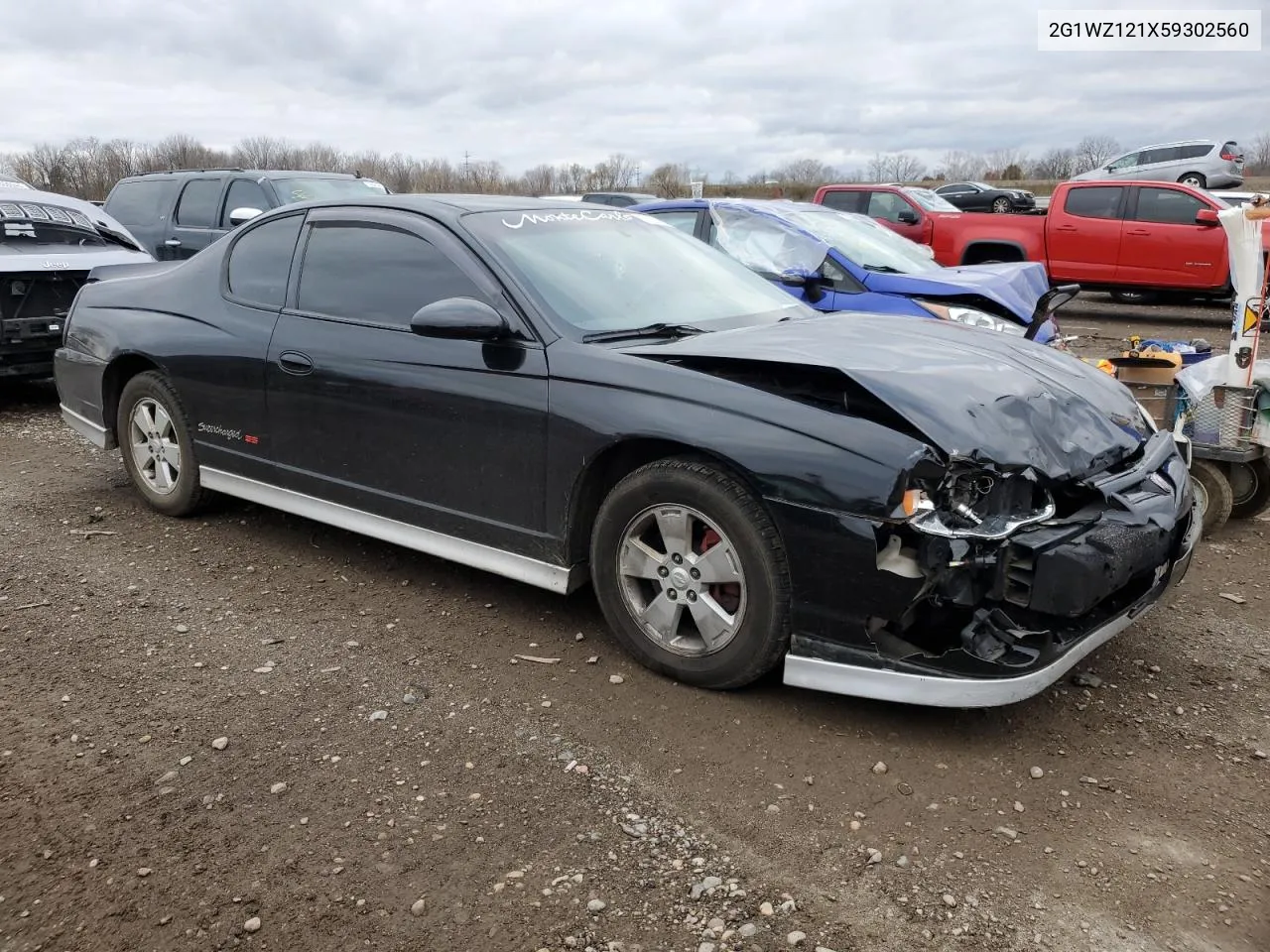 2005 Chevrolet Monte Carlo Ss Supercharged VIN: 2G1WZ121X59302560 Lot: 79274164