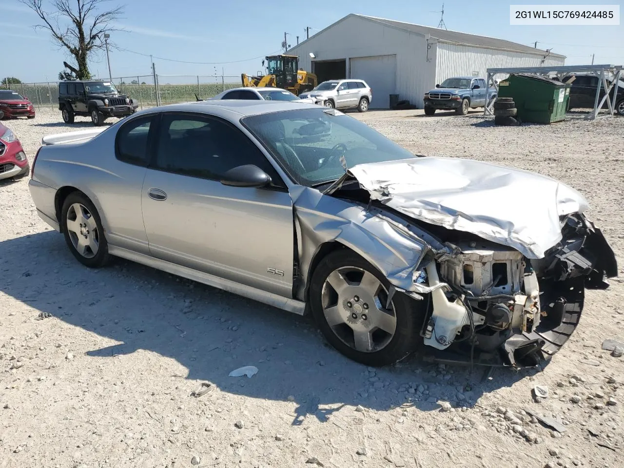 2G1WL15C769424485 2006 Chevrolet Monte Carlo Ss