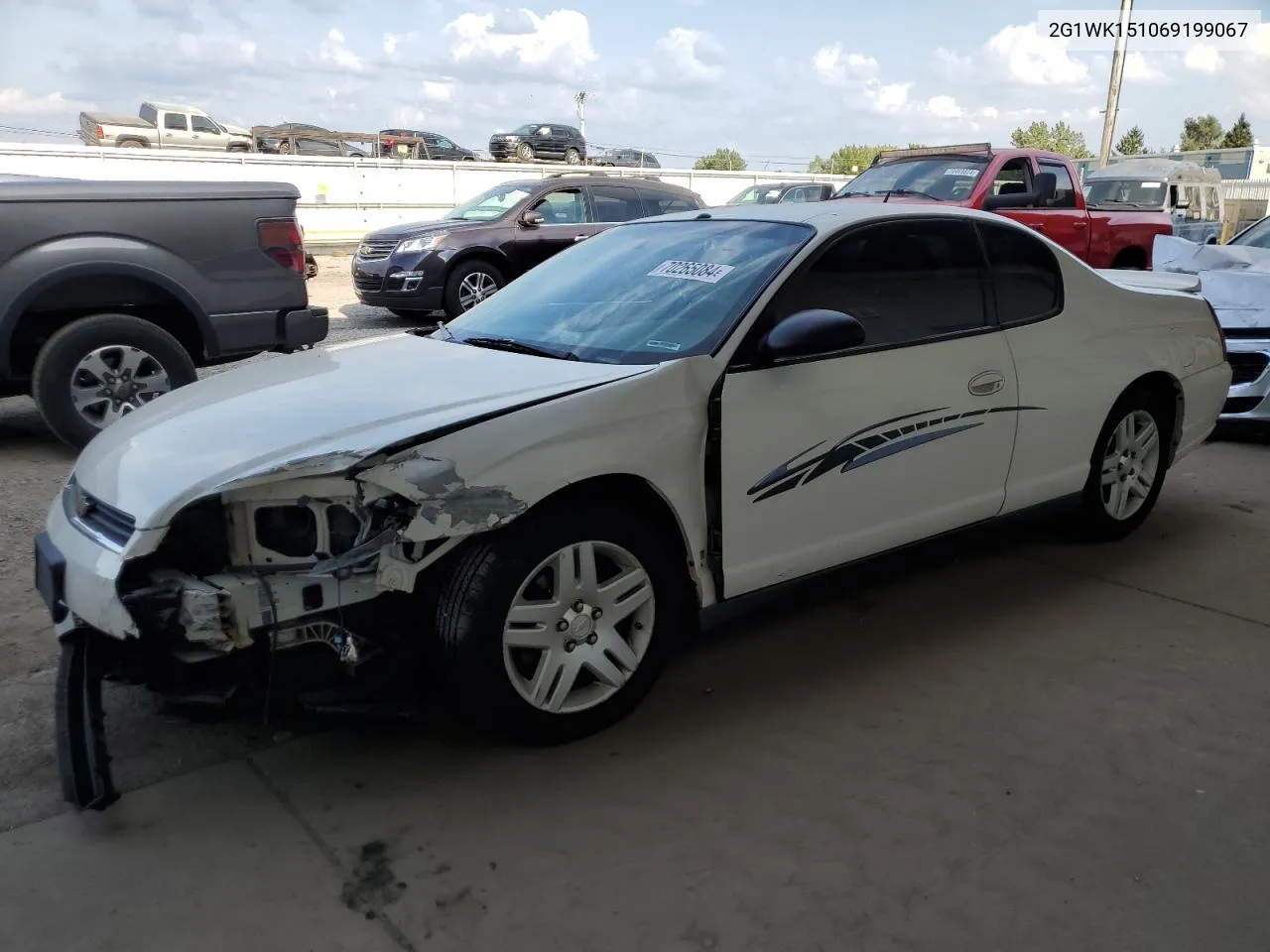 2006 Chevrolet Monte Carlo Lt VIN: 2G1WK151069199067 Lot: 70265084