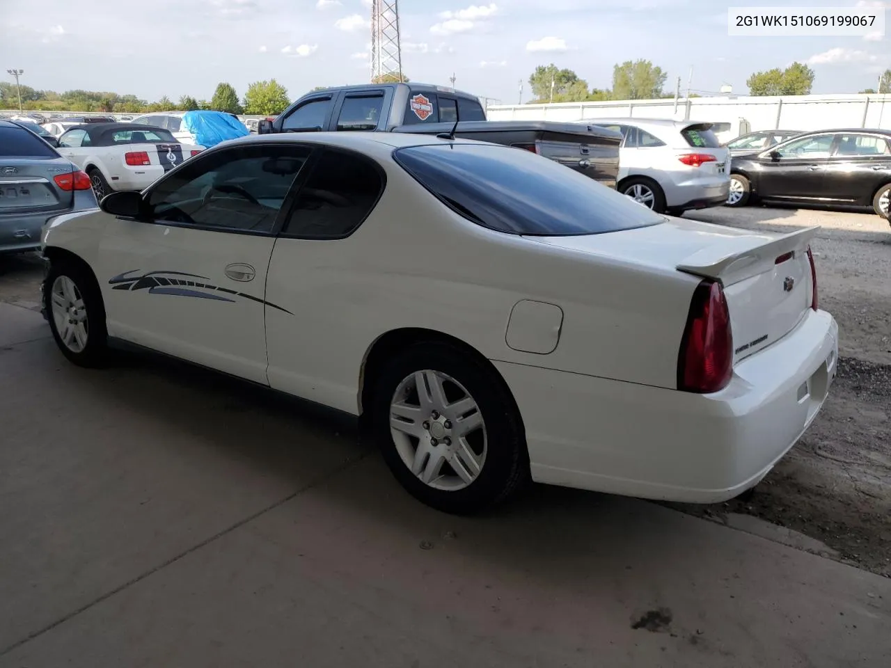 2006 Chevrolet Monte Carlo Lt VIN: 2G1WK151069199067 Lot: 70265084