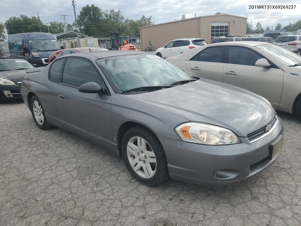 2006 Chevrolet Monte Carlo Lt VIN: 2G1WK151X69269237 Lot: 72879794