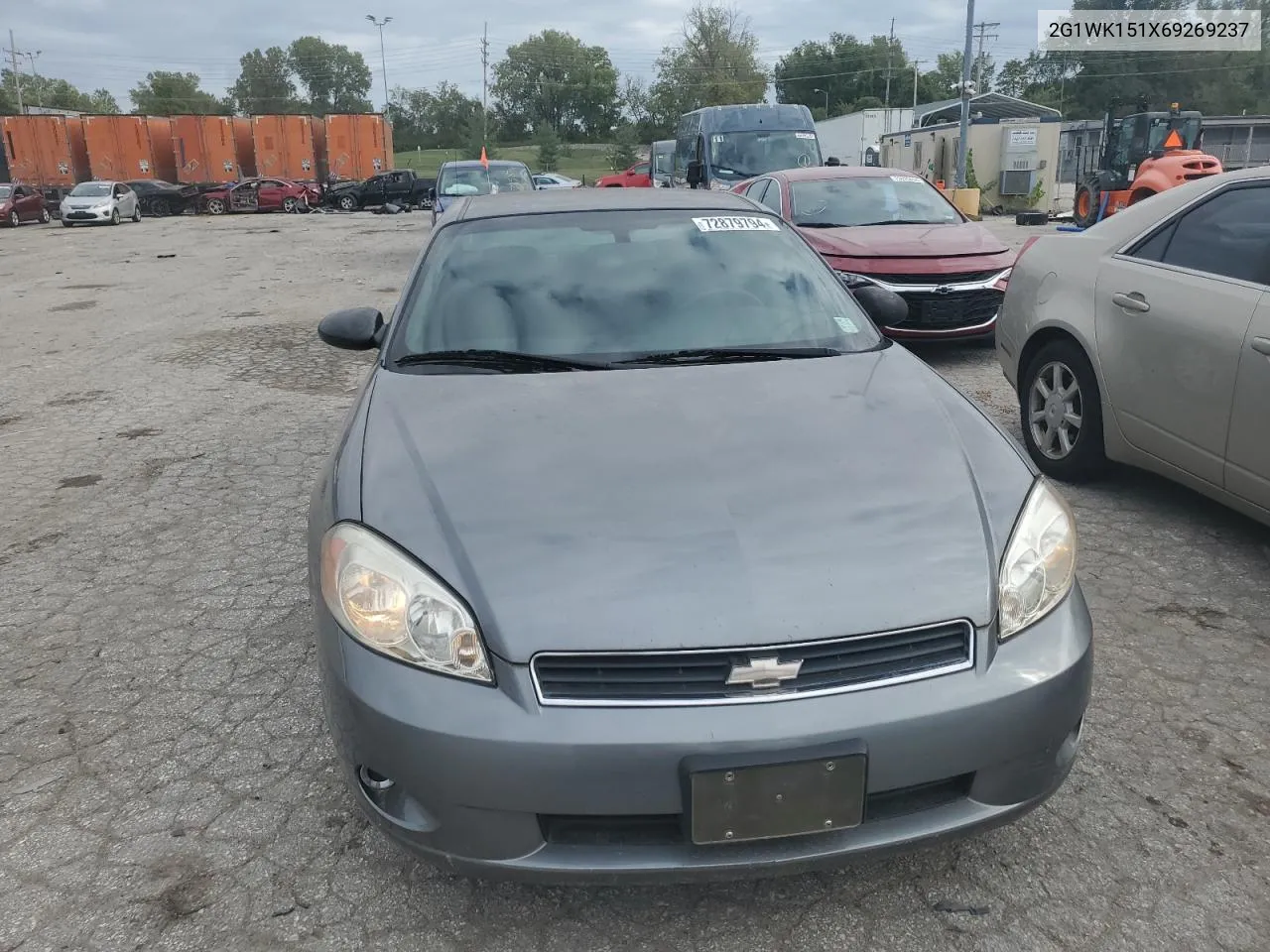 2006 Chevrolet Monte Carlo Lt VIN: 2G1WK151X69269237 Lot: 72879794