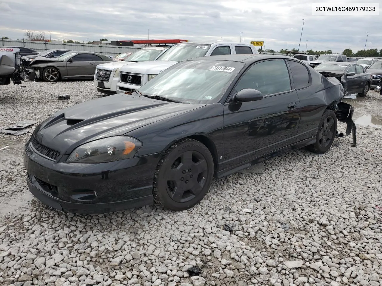 2006 Chevrolet Monte Carlo Ss VIN: 2G1WL16C469179238 Lot: 73316944