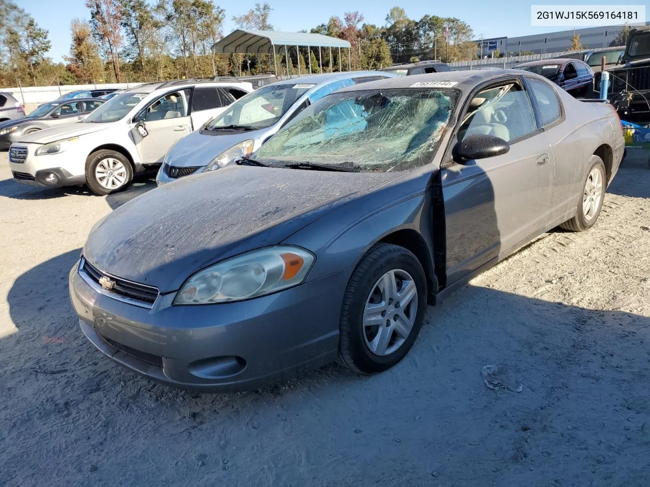 2006 Chevrolet Monte Carlo Ls VIN: 2G1WJ15K569164181 Lot: 76519144