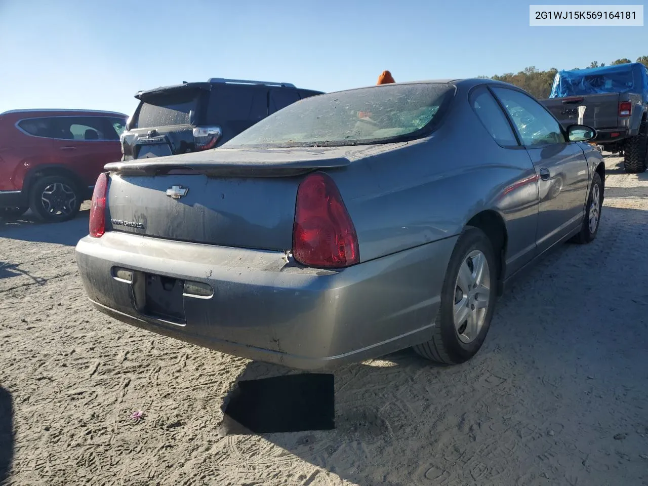 2006 Chevrolet Monte Carlo Ls VIN: 2G1WJ15K569164181 Lot: 76519144