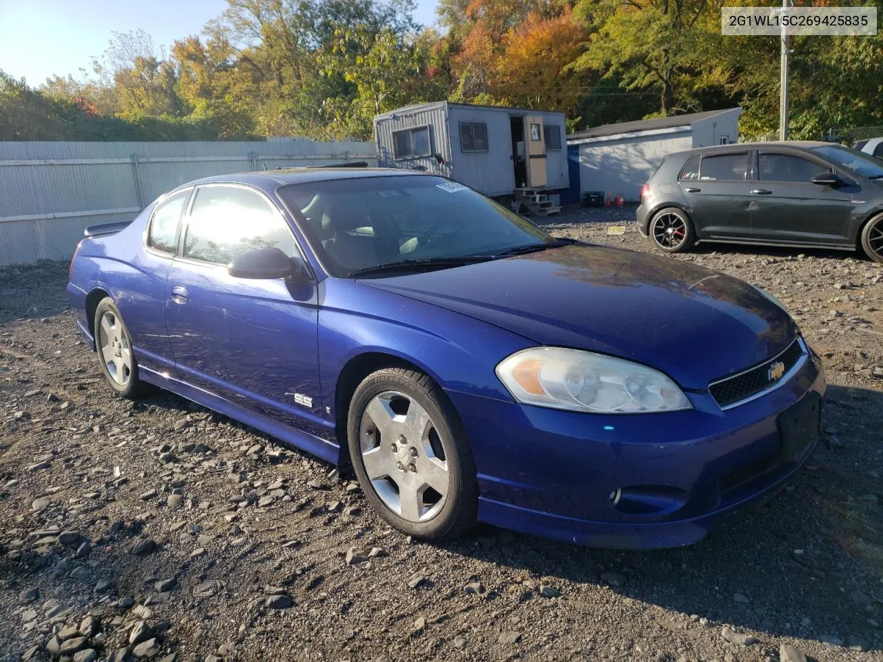 2006 Chevrolet Monte Carlo Ss VIN: 2G1WL15C269425835 Lot: 76843484