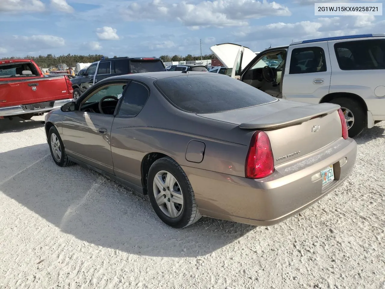 2006 Chevrolet Monte Carlo Ls VIN: 2G1WJ15KX69258721 Lot: 77140254