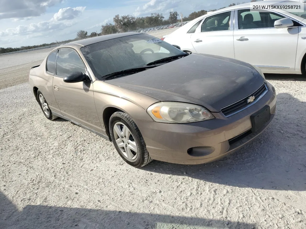 2006 Chevrolet Monte Carlo Ls VIN: 2G1WJ15KX69258721 Lot: 77140254