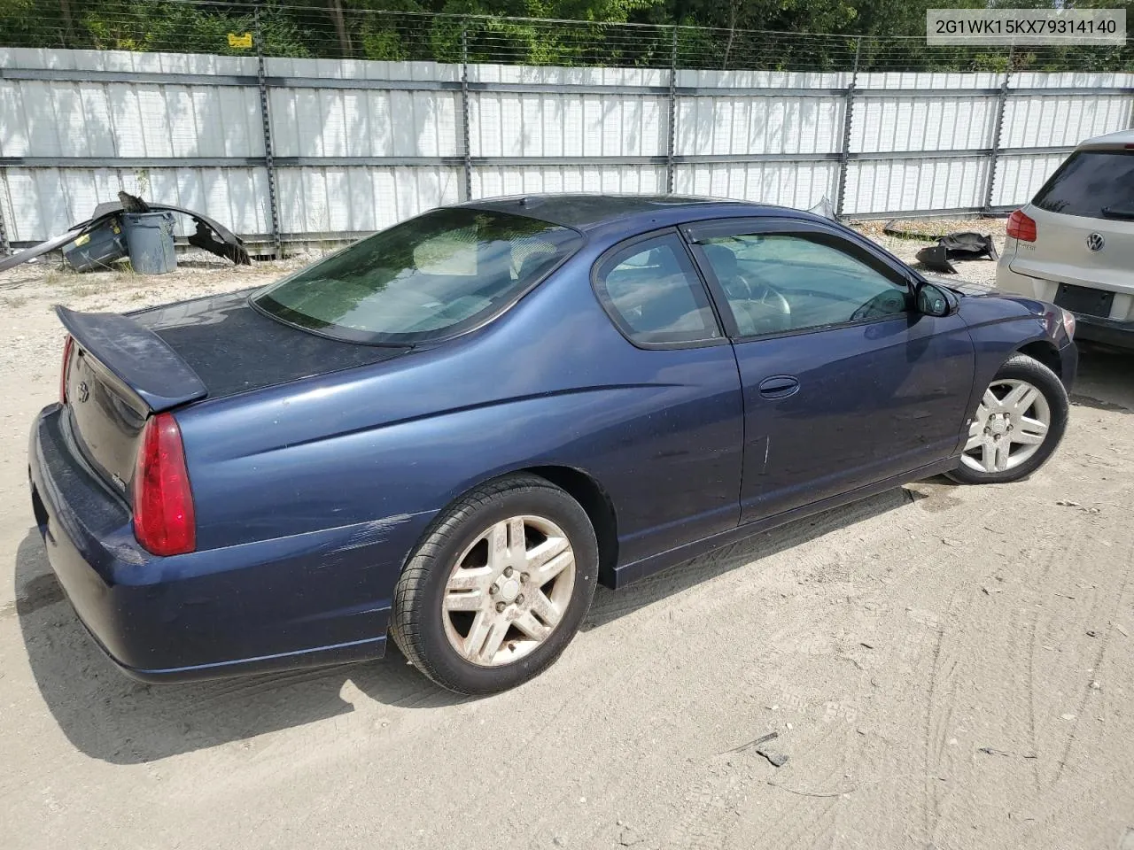 2007 Chevrolet Monte Carlo Lt VIN: 2G1WK15KX79314140 Lot: 69144854