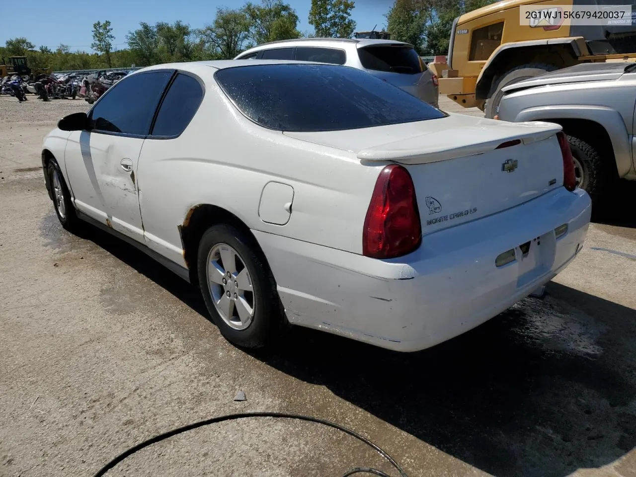 2007 Chevrolet Monte Carlo Ls VIN: 2G1WJ15K679420037 Lot: 70217164