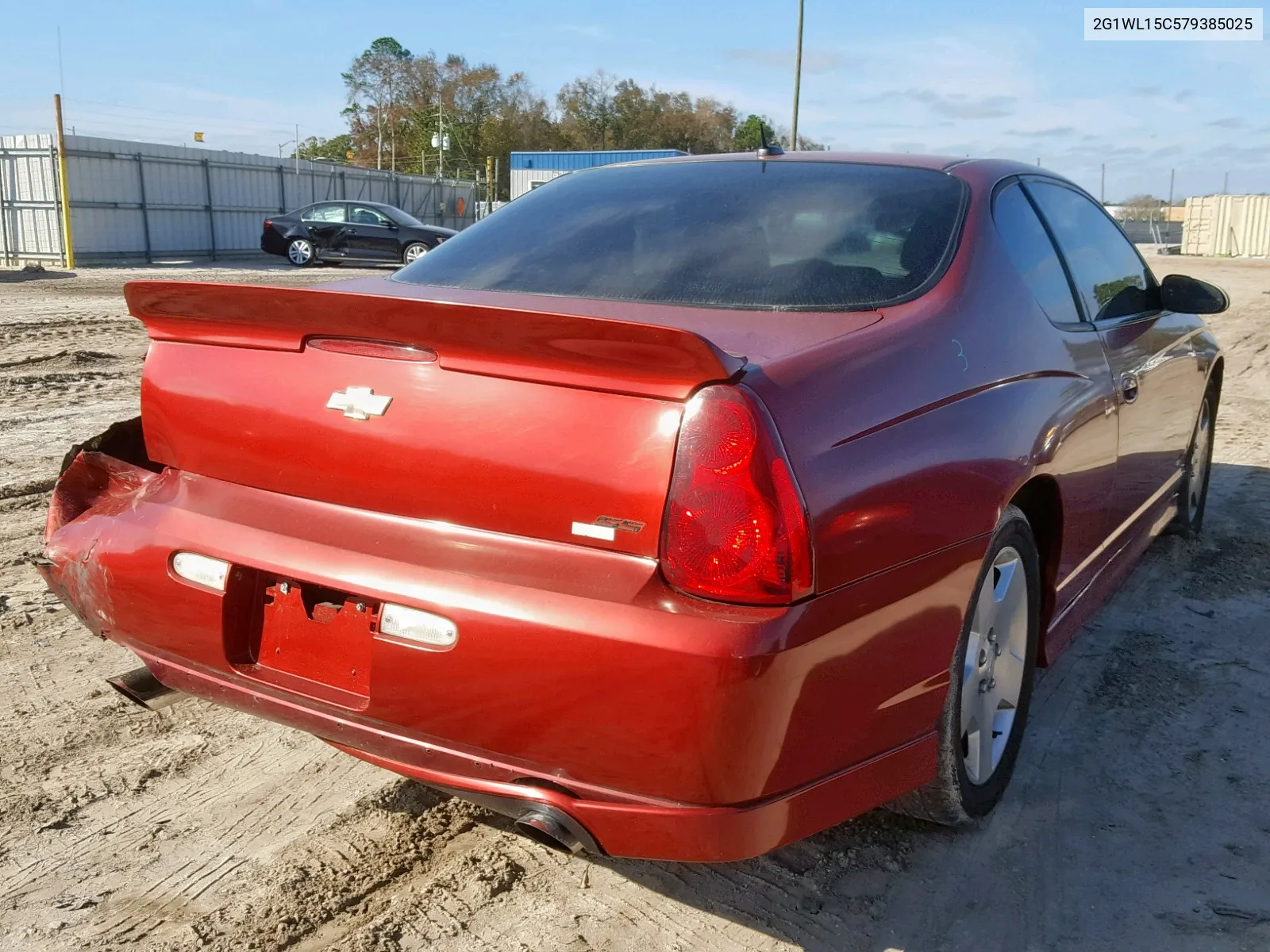 2007 Chevrolet Monte Carlo Ss VIN: 2G1WL15C579385025 Lot: 70409314