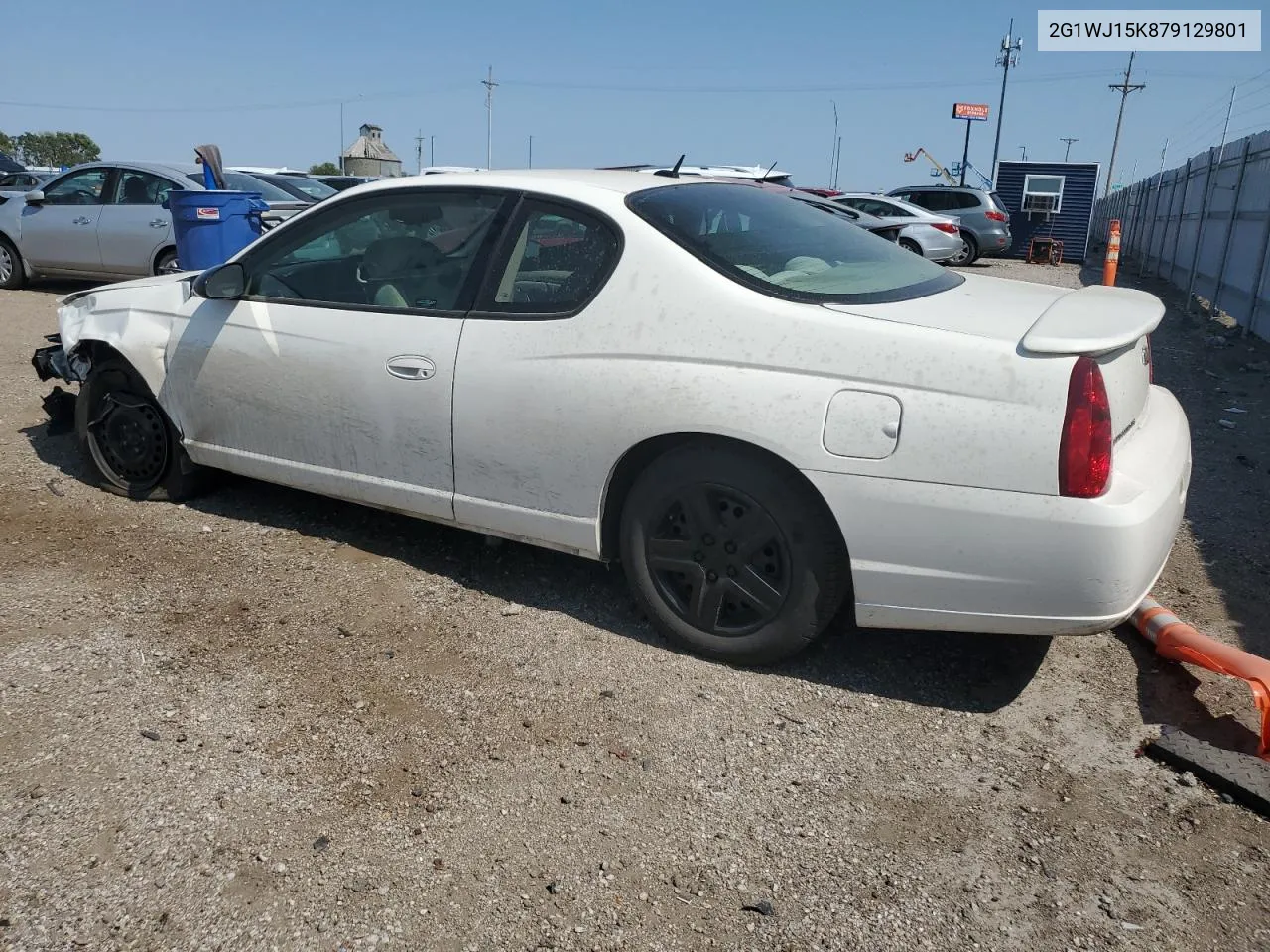 2007 Chevrolet Monte Carlo Ls VIN: 2G1WJ15K879129801 Lot: 70512374