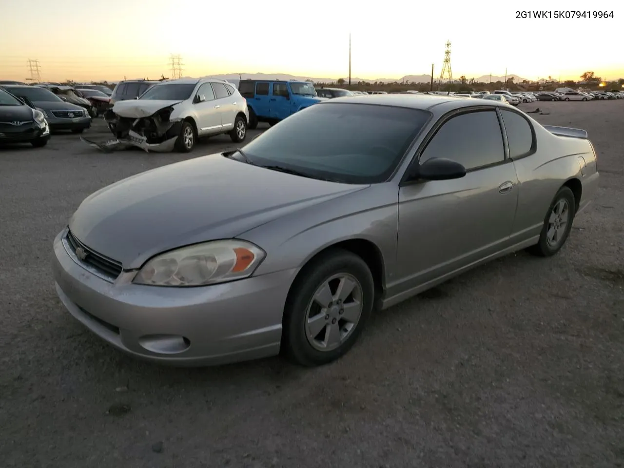 2007 Chevrolet Monte Carlo Lt VIN: 2G1WK15K079419964 Lot: 75769884