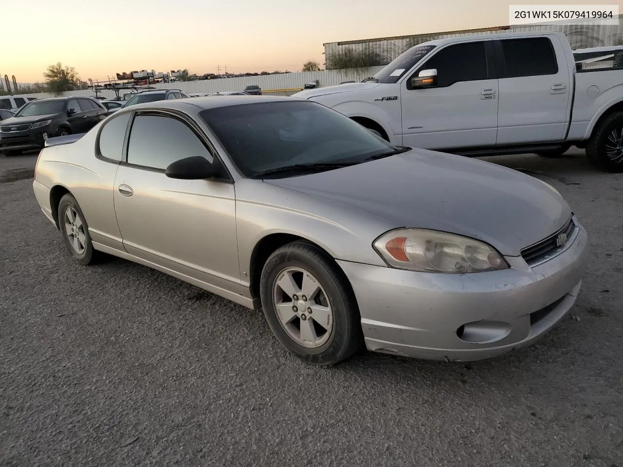 2007 Chevrolet Monte Carlo Lt VIN: 2G1WK15K079419964 Lot: 75769884