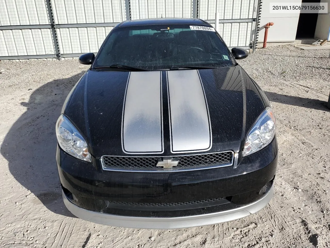 2007 Chevrolet Monte Carlo Ss VIN: 2G1WL15C679156630 Lot: 77870894