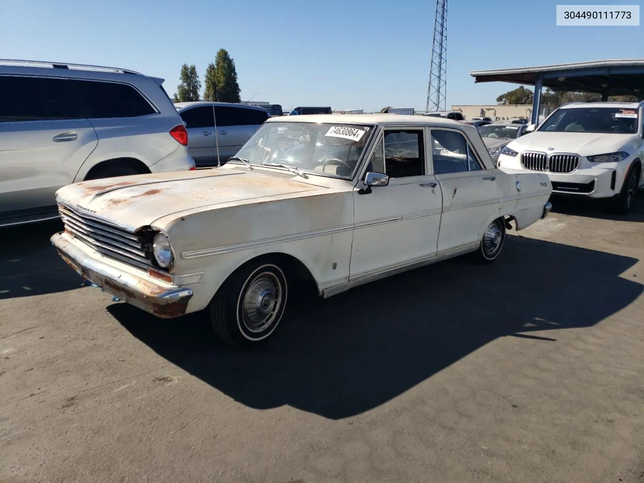 1963 Chevrolet Nova VIN: 304490111773 Lot: 74630864