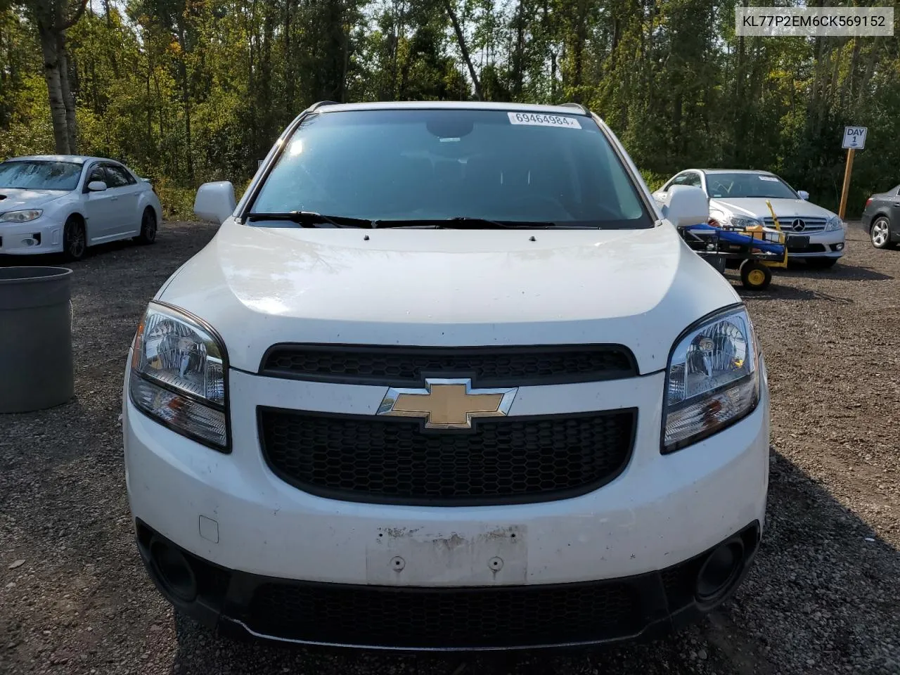 KL77P2EM6CK569152 2012 Chevrolet Orlando Lt