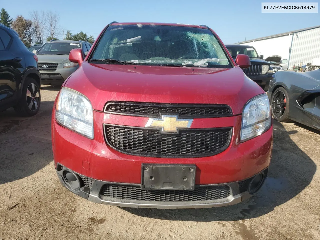 2012 Chevrolet Orlando Lt VIN: KL77P2EMXCK614979 Lot: 70815394