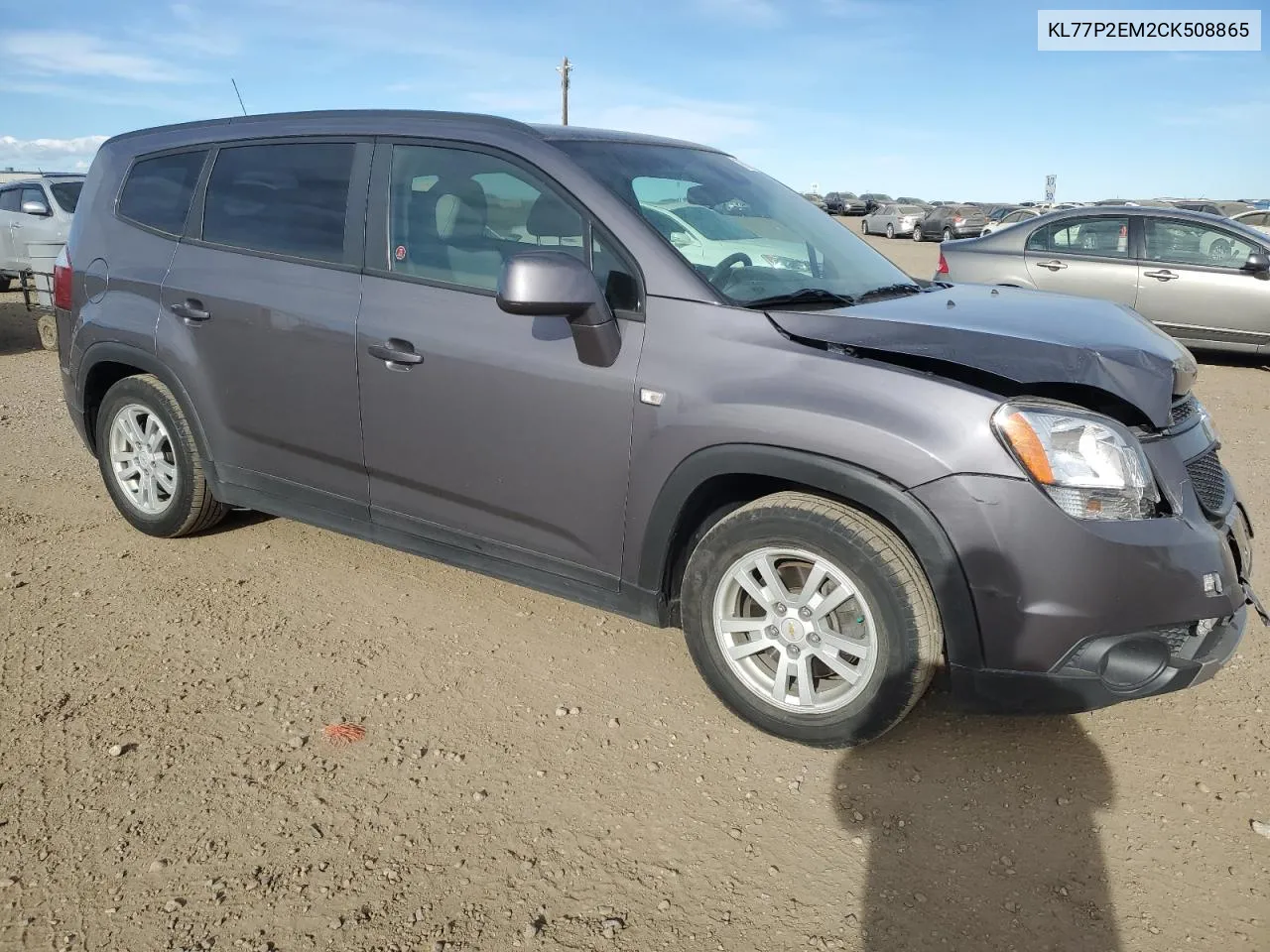 2012 Chevrolet Orlando Lt VIN: KL77P2EM2CK508865 Lot: 76769314